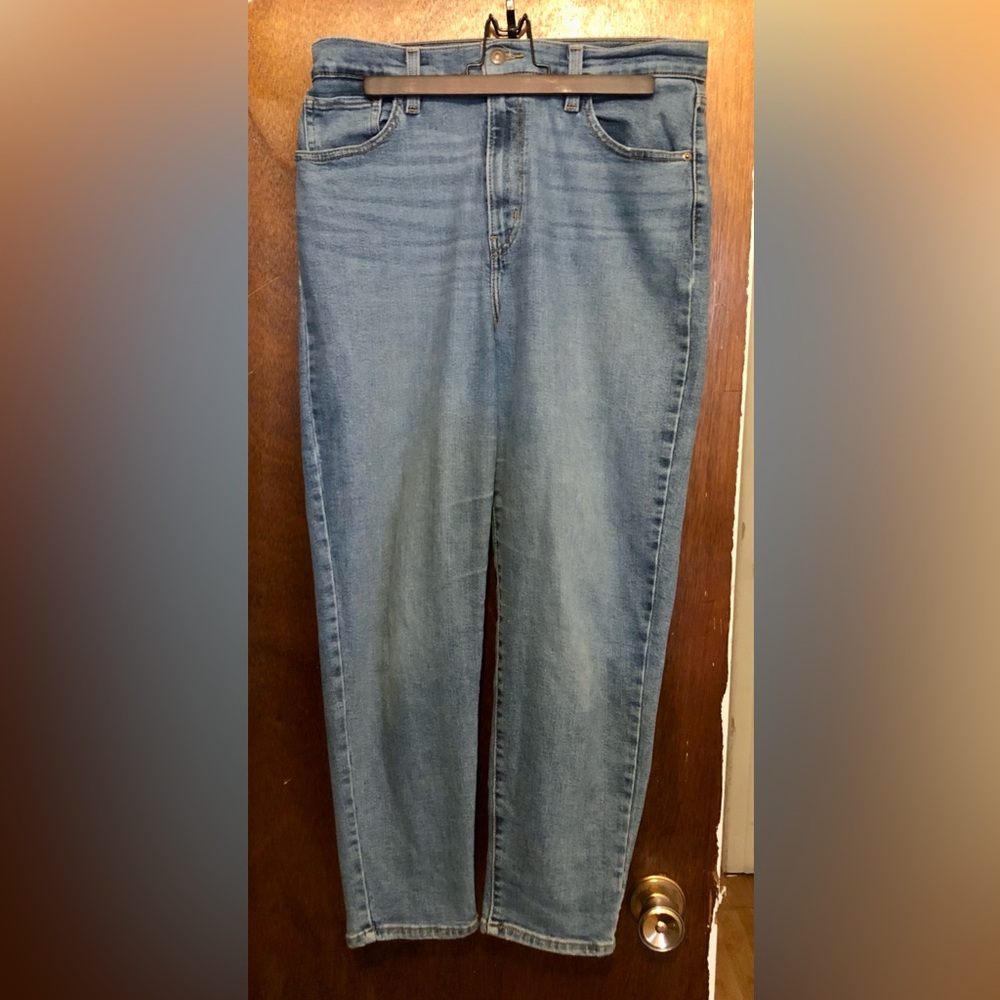 Levi’s Blue Denim High Waisted Mom Jeans